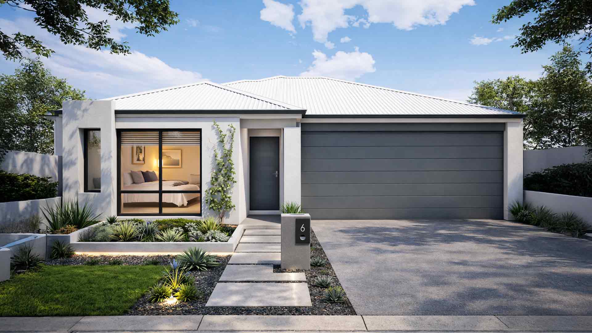 Contemporary single-storey home